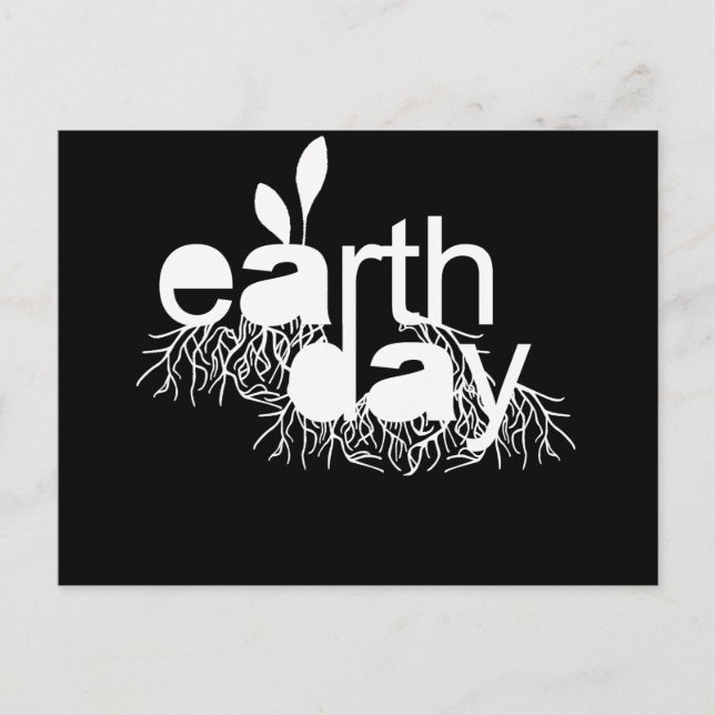 Every day is earth day postcard (Front)