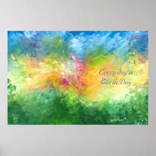 Every day is Earth Day Poster