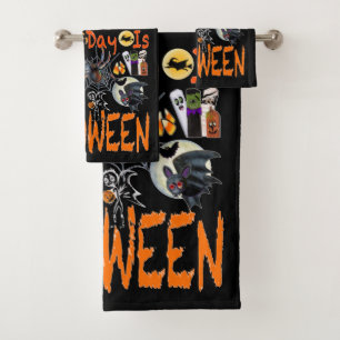 Every Day Is Halloween Bath Towel Set