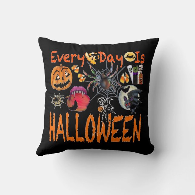 Every Day Is Halloween Cushion (Back)