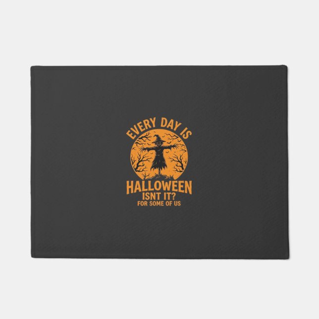 Every Day Is Halloween Scarecrow Witch Design_1 Doormat (Front)
