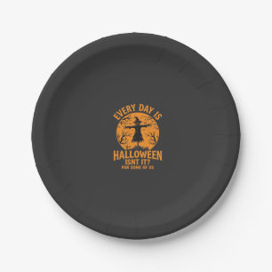 Every Day Is Halloween Scarecrow Witch Design_1 Paper Plate