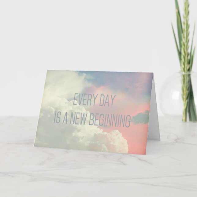 Every Day | Sky | Encouragement Greeting Card (Front)