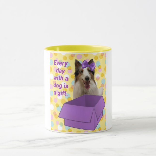 Every Day with a dog is a gift Mug (Center)