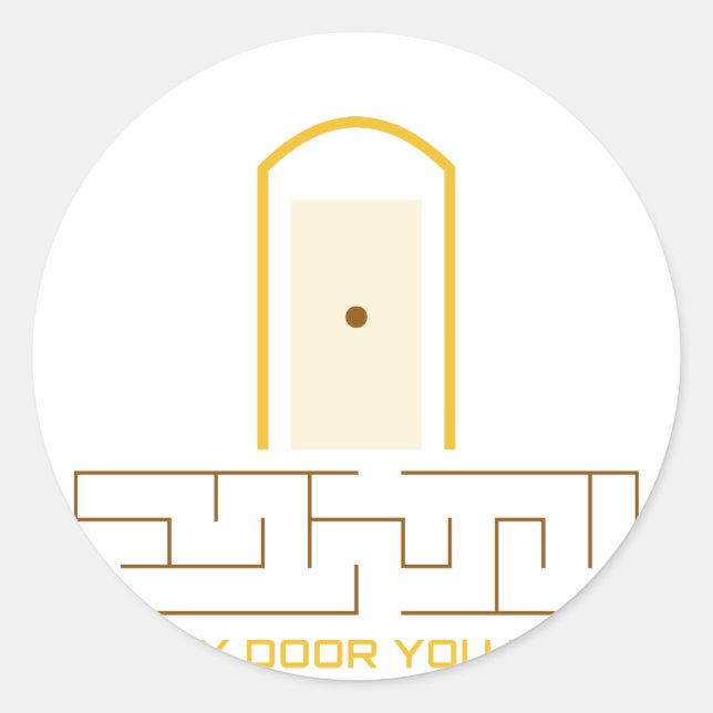 Every Door Is Permanent Sticker (Front)