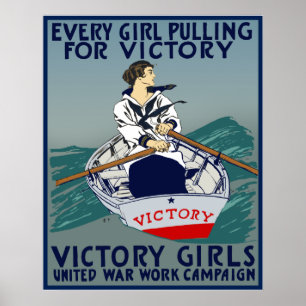 Every Girl Pulling For Victory Poster