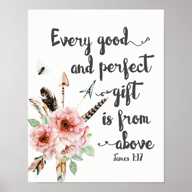 Every Good and Perfect Gift is from Above Poster (Front)