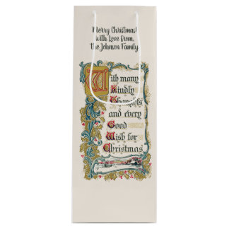 Every Good Wish for Christmas Wine Gift Bag