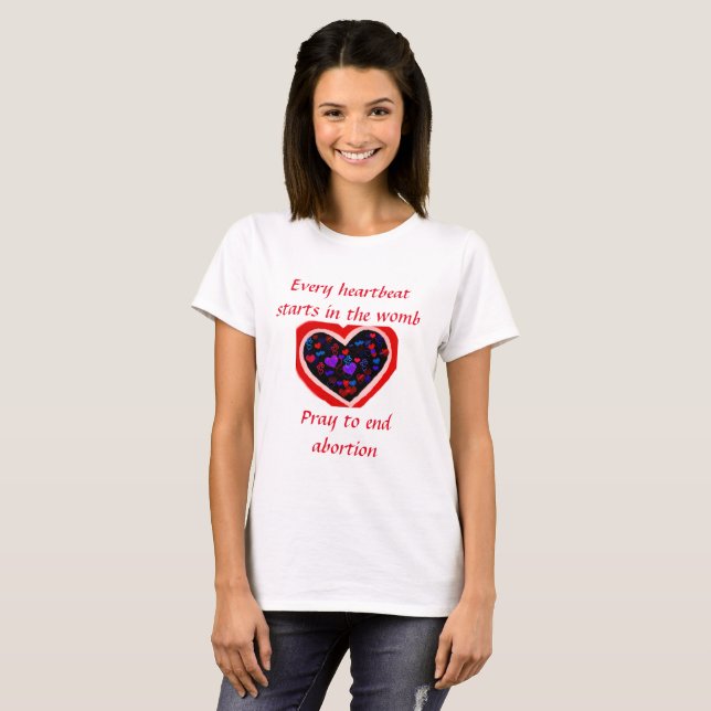 Every heartbeat t-shirt (Front Full)