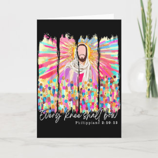 Every Knee Shall Bow Christian Jesus Bible Verse E Card