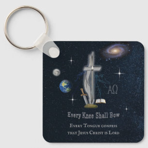  Every knee shall bow  Key Ring