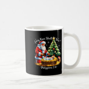 Every Knee Shall Bow Philipans 2_10 Christmas Coffee Mug