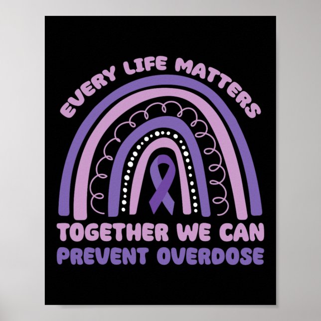 Every Life Problems Together We Can Prevent Overdo Poster (Front)