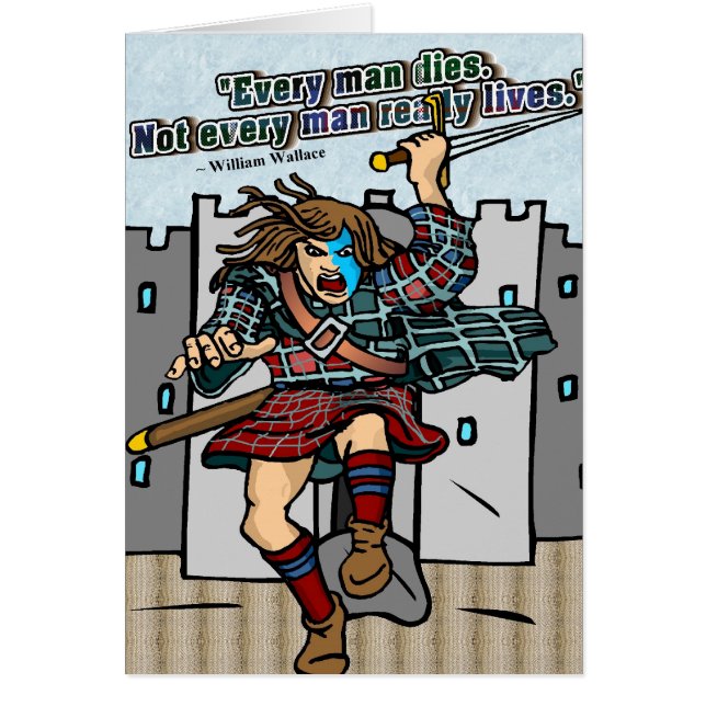 Every Man Dies. Not Every Man Really Lives quote (Front)