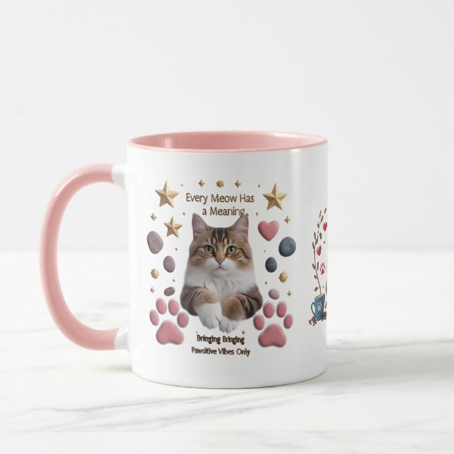 Every Meow Matters – 11 oz Combo Mug with Pawsitiv (Left)