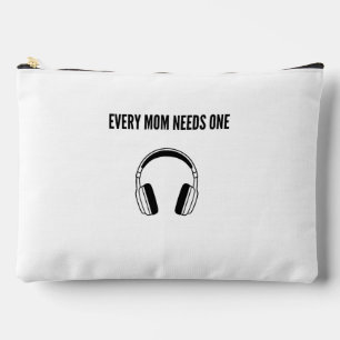 Every Mum Needs One : HeadSet Print Cut Sew Bag