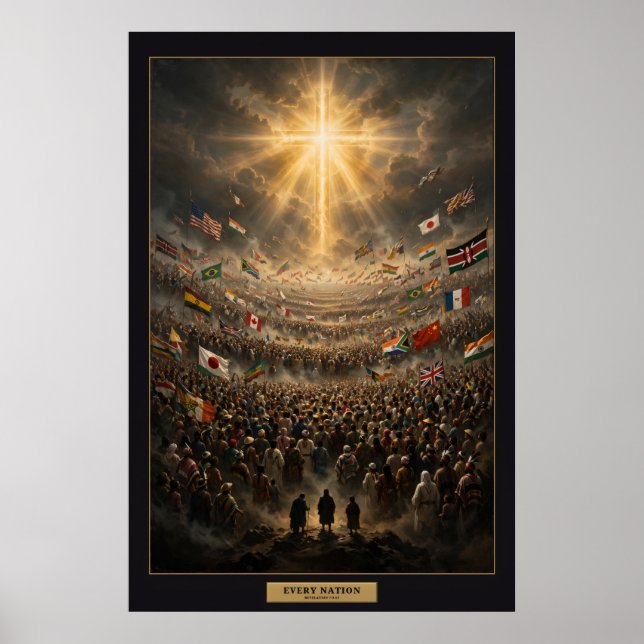 Every Nation — The Multitude Poster Matted (Front)