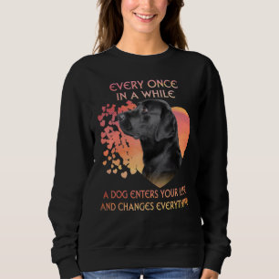 Every Once In A While A Black Labrador Enters You Sweatshirt