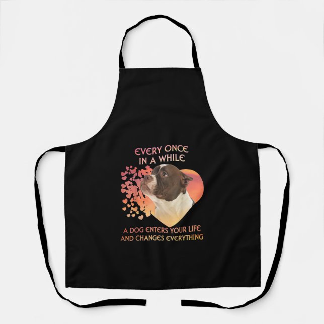 Every Once In A While A Dog Enters You Life Apron (Front)