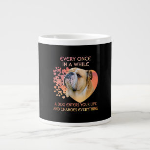 Every Once In A While A Dog Enters Your Life Large Coffee Mug