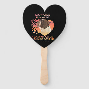 Every Once In AWhile Dog Enters Your Life America Hand Fan
