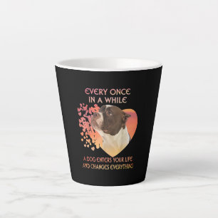 Every Once In AWhile Dog Enters Your Life America Latte Mug