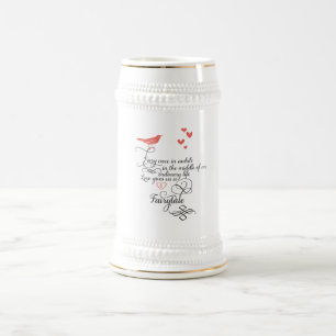 Every once in awhile in an ordinary life. beer stein