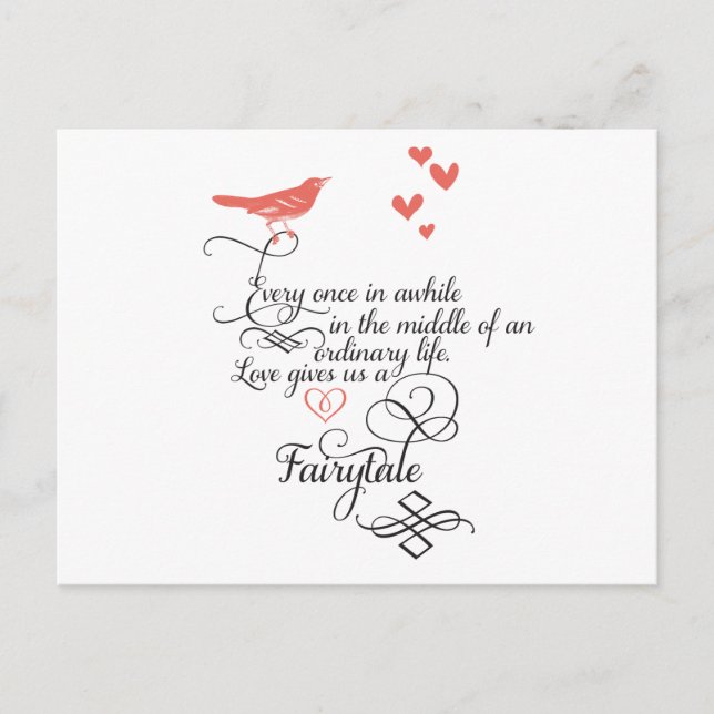 Every once in awhile in an ordinary life. postcard (Front)