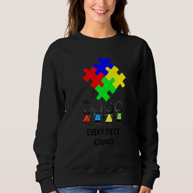 Every Piece Counts Autism Awareness Sweatshirt (Front)