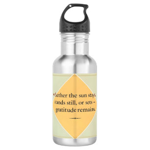 Every Rhythm of life Gratitude Remains 532 Ml Water Bottle