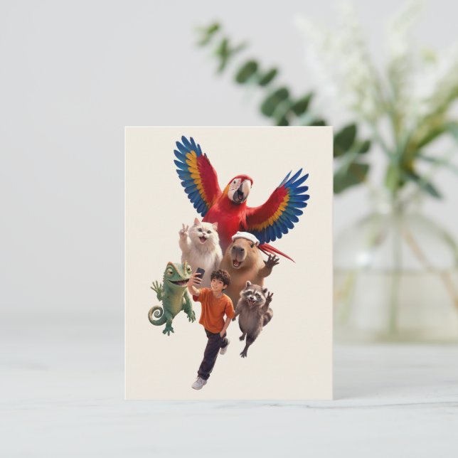 Every Selfie is a Magical Encounter Postcard (Standing Front)
