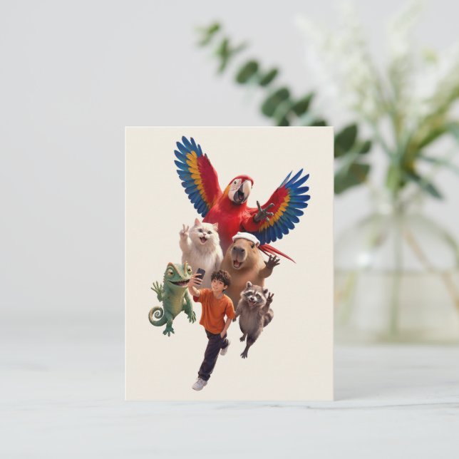 Every Selfie is a Magical Encounter Postcard (Standing Front)