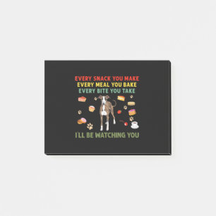 Every snack you make every meal you bake italian g post-it notes