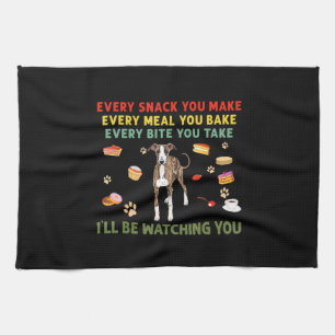 Every snack you make every meal you bake italian g tea towel