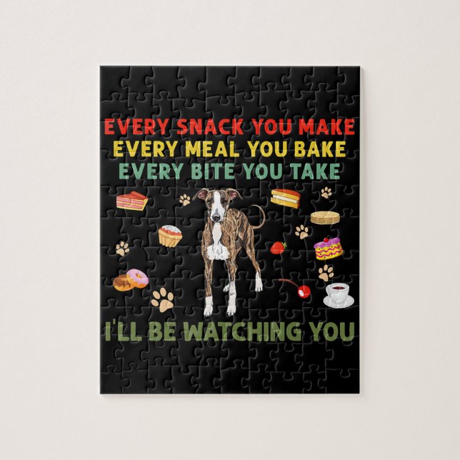 Every snack you make every meal you bake italian jigsaw puzzle (Vertical)