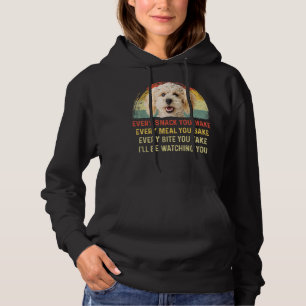 Every Snack You Make Poodle Crossbreed Dog Mum Dog Hoodie