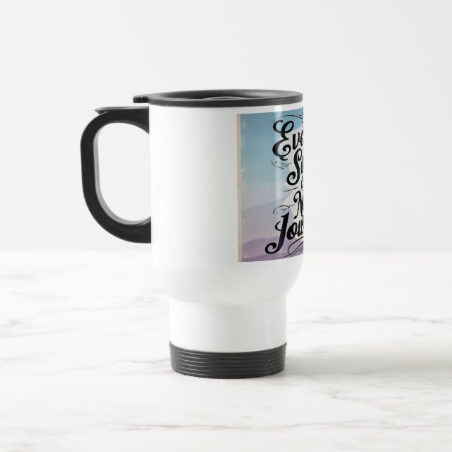 Every Song Is A New Journey travel mug (Left)
