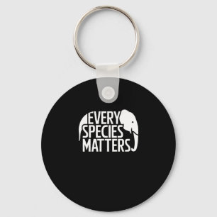Every Species S Sticker Key Ring