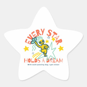Every star holds a dream sticker