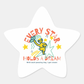 Every star holds a dream sticker