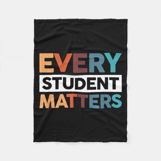 Every Student Fleece Blanket (Front)