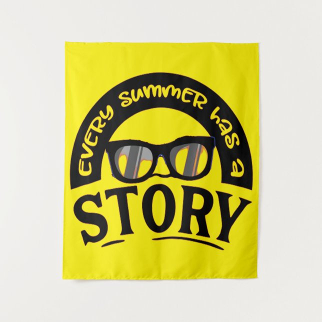 EVERY SUMMER HAS A STORY BEACH PARTY  TAPESTRY (Front)