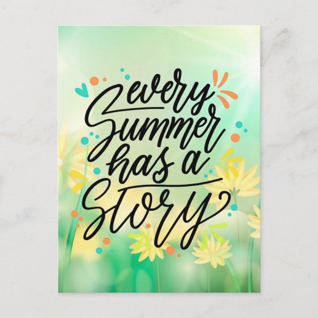 Every Summer Has A Story Postcard (Front)