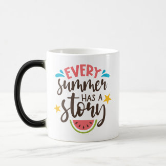 Every summer has a story, Summer adventures Magic Mug