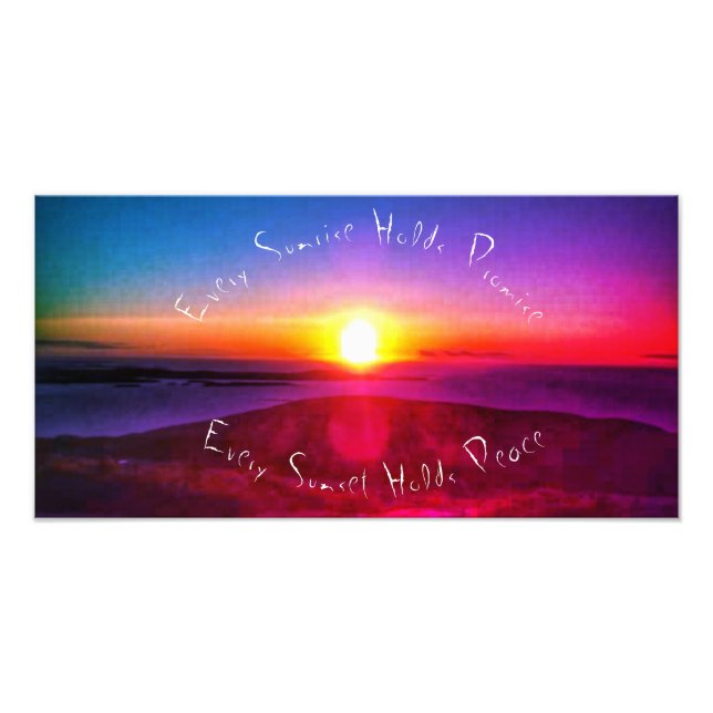"Every Sunrise" Quote Print (Front)