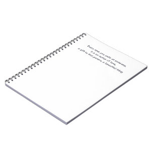 Every time you smile at someone notebook