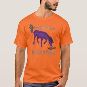 Every Unicorn Knows Reading Is Magical Colour Tee