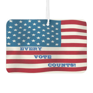 Every Vote Counts! - Car Air Freshener