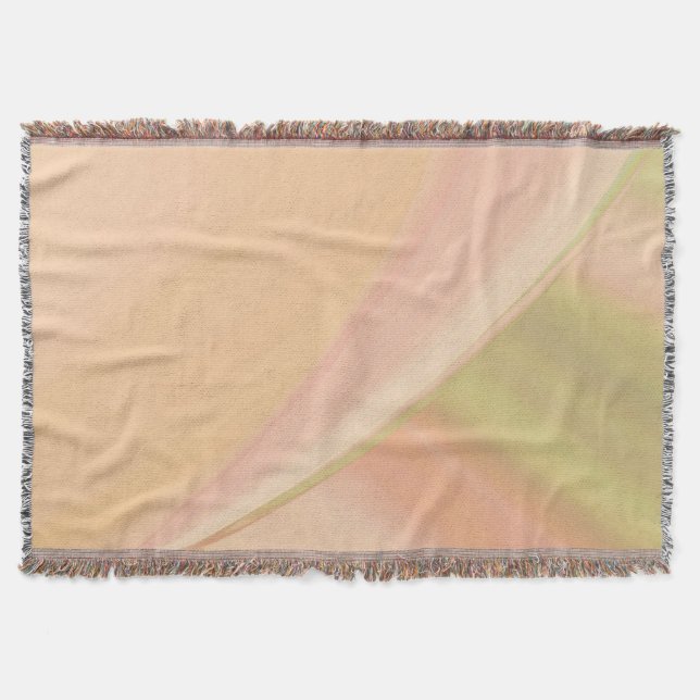 Every Which Way Peach Throw Blanket (Front)