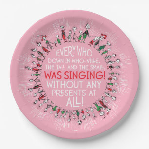 Every Who Down in Who-Ville Paper Plate